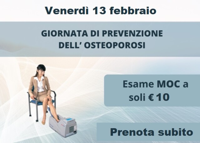 13/02 - Giornata MOC - Prevenzione Osteoporosi